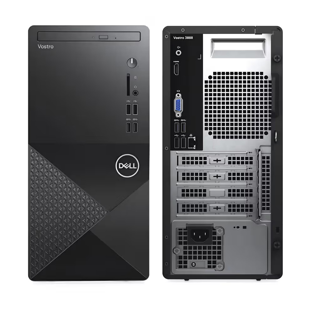 Dell Vostro 3888 Tower – Core i3 10th Gen, 4GB RAM, 1TB HDD | Grade A